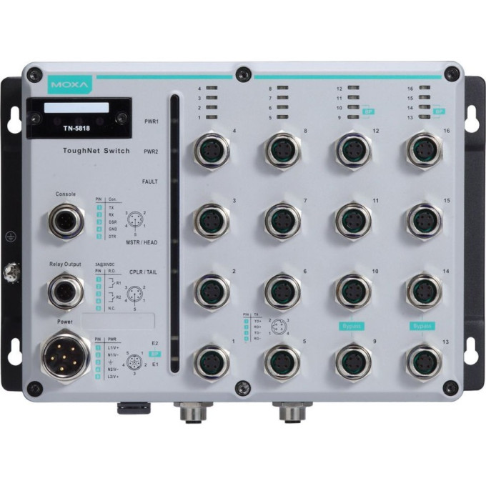 Коммутатор MOXA TN-5518A-2GTXBP-WV-CT-T 6096169